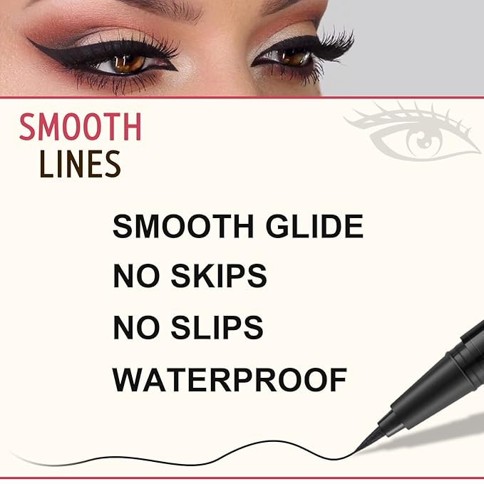 LAVONE Eyebrow Stamp Pencil Kit for Eyebrows Makeup, with Waterproof Eyebrow Pencil, Eyeliner, Eyebrow Pomade, and Dual-ended Eyebrow Brush - Light Brown