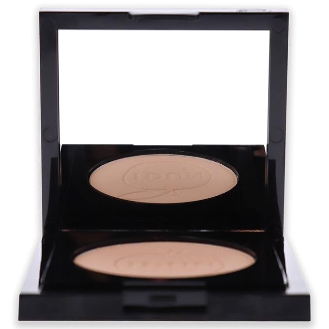 IDUN Minerals Setting Finishing Powder - Natural, Pigmented, Full Coverage Formula - Semi-Matte Finish - Velvety and Smooth Pressed - Cruelty Free, Vegan Makeup - Ljuvlig 531 Light Neutral - 0.12 oz