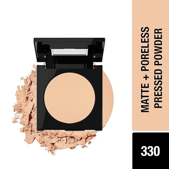 Maybelline Fit Me Matte + Poreless Pressed Face Powder Makeup, Toffee, 1 Count (Pack of 2)