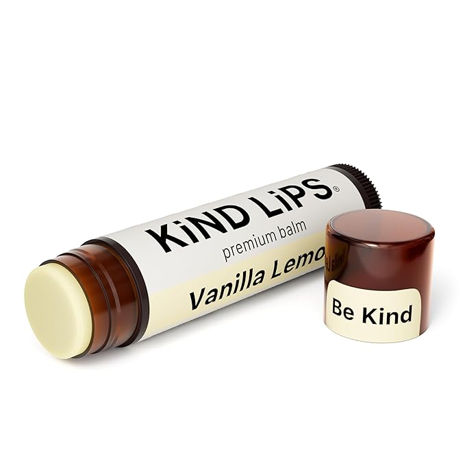 Kind Lips Organic Holiday Variety Lip Balm 4-Pack – Natural Stocking Stuffer Gift Set for Women, Men & Teachers • 100% Natural, Clean, Gluten-Free, Grain-Free • Made in USA chapstick Set