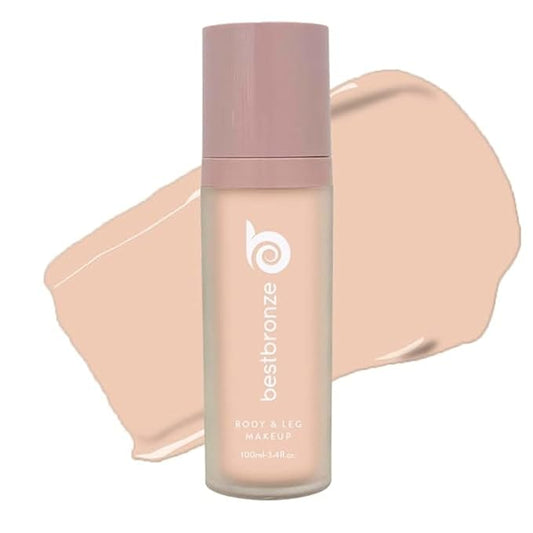 Best Bronze Bombshell Body Makeup - Tattoo Cover Up Makeup & Body Foundation Waterproof - Tattoo Concealer Waterproof for Scars, Varicose Veins Cover Up & Leg Foundation (NC6 Fair Radiance)