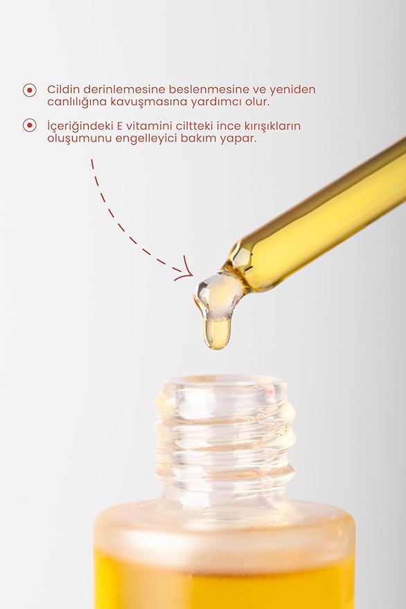 Bade Natural Rose Essential Oil Face Serum – Calming & Antioxidant Facial Oil with Jojoba & Vitamin E – Anti-Aging Moisturizer for Radiance & Skin Elasticity – 1 Fl Oz