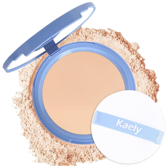 FeiCuiYun Oil Control Matte Perfection Face Powder Compact For Women, Matte Smooth Flawless Setting Powder Makeup, Polvo Compacto De Maquillaje, Waterproof Long Lasting, 0.35Oz, (120 Vanilla, 1)