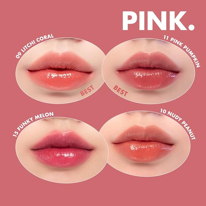 rom&nd JUICY LASTING TINT #23 NUCADAMIA | K-Beauty Hydrating Lip Stain Gloss | Buildable MLBB Red Brown Tint for Plump, Long-Lasting Shine