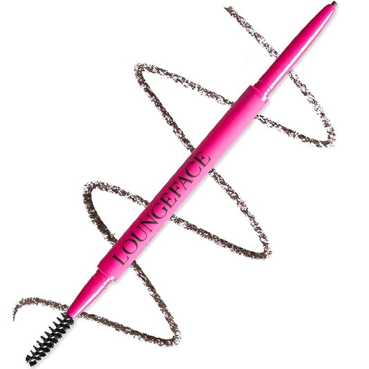Brow Pencil - Fine Tip, Smooth & Creamy, Long Wearing, Water Resistant - Buildable Looks: Natural to Bold Eyebrows - Vegan & Cruelty Free Women's Beauty, Eyebrow Filler Makeup (Black Brown)