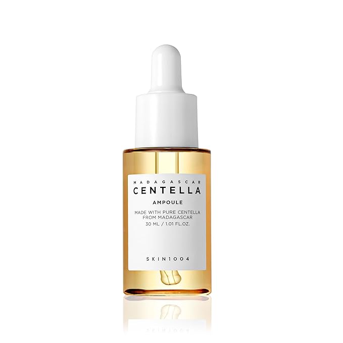 SKIN1004 Madagascar Centella Ampoule Korean Face Serum with Centella Asiatica, Hydrating and Moisturizing Care, Soothing Facial Serum for Skin Balance and Glow, Korean Skin Care (1.01 fl.oz (30ml))