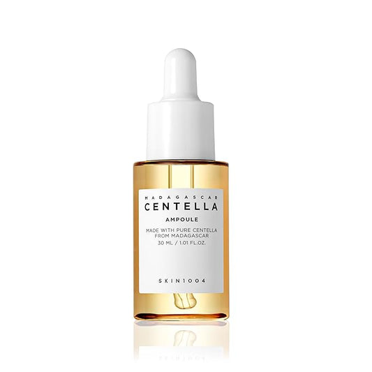SKIN1004 Madagascar Centella Ampoule Korean Face Serum with Centella Asiatica, Hydrating and Moisturizing Care, Soothing Facial Serum for Skin Balance and Glow, Korean Skin Care (1.01 fl.oz (30ml))