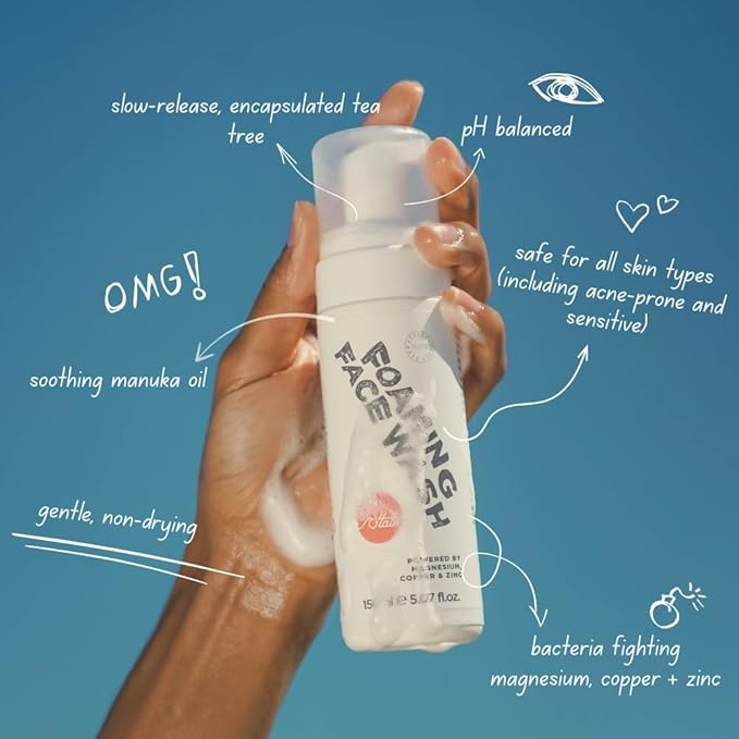 31st State Foaming Face Wash - Cleans + Conditions Skin, Non-Drying - pH Balanced for Daily Use - Vegan, Gluten-Free, Paraben-Free and SLS/SLES-Free - 150ml