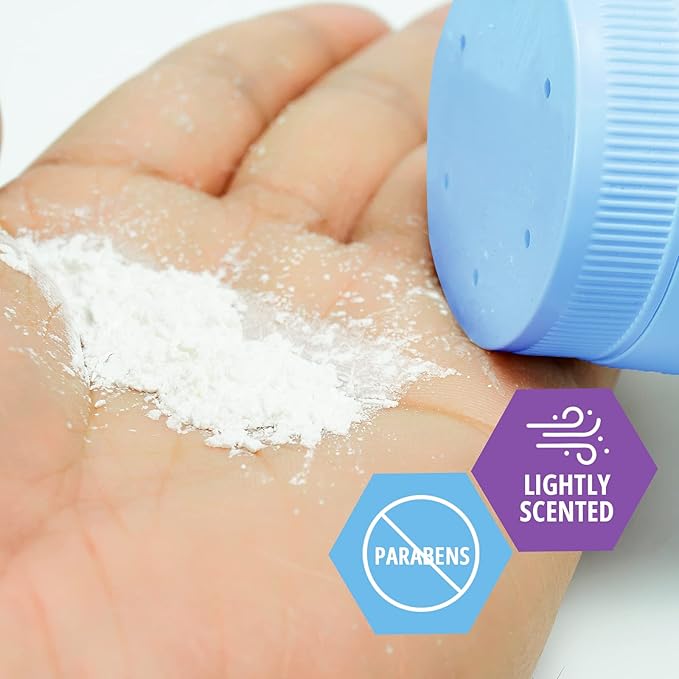 MED PRIDE Talc Free Cornstarch Body Powder Original Scent, Moisture Absorbing Skin Care for Daily Freshness, Cruelty Free Formula, 13 Ounce Bottle