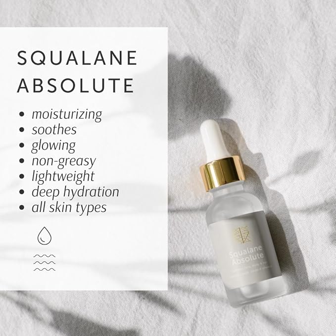 Puur Ingrid - Squalane Absolute - EWG VERIFIED, for Skin Texture, Tone, and Youthful Radiance, 30ml/1oz