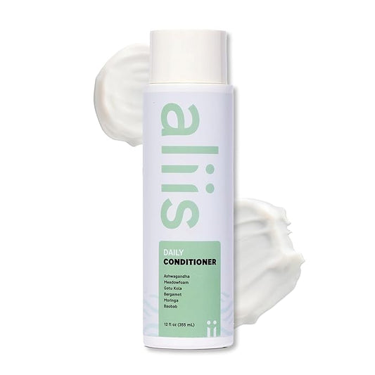 ALIIS Daily Conditioner – Lightweight, Moisturizing Conditioner for All Hair Types | Detangles, Softens & Protects Without Build-Up | Color-Safe, Sulfate-Free, Vegan | 12 oz