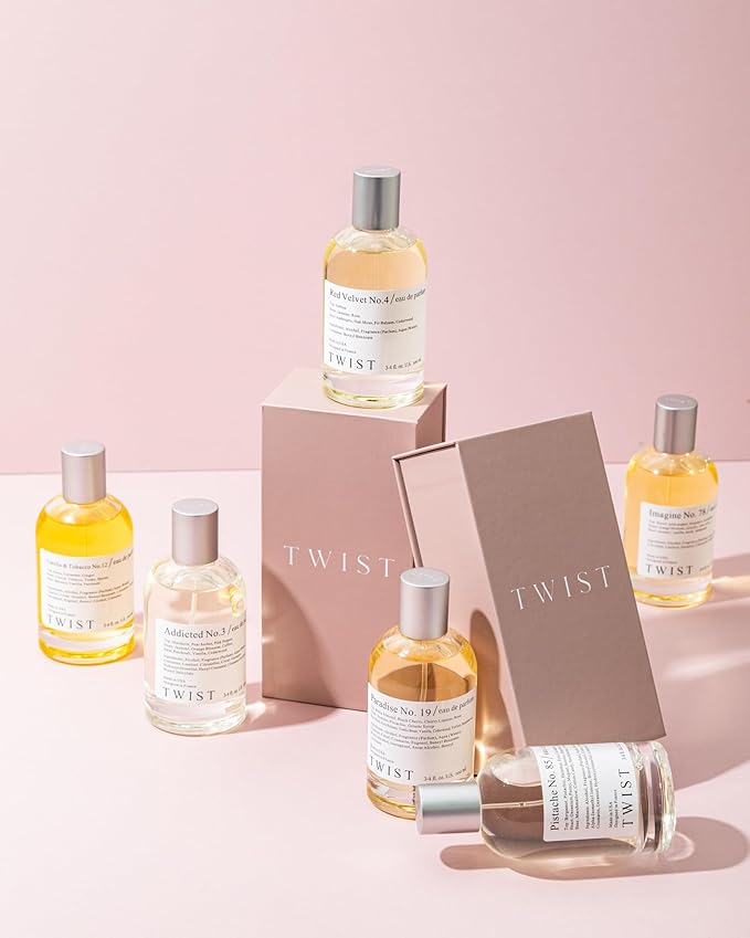 Twist - Cyperus No. 60 - Eau De Parfum Inspired by Santal 33, Long-Lasting Perfume For Women & Men, Sandalwood & Woods, Vegan, Clean Ingredients, Unisex, Fragrance - Spray 100 ml | 3.4 fl. oz.