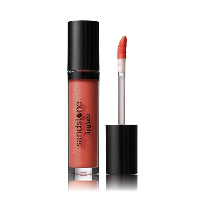 Sandstone Scandinavia Lipglace - Hypoallergenic Vegan Lip Gloss - Fragrance Free & Allergy Certified - Non Sticky & Moisturizing Lipgloss - Anti-Aging Hydrating Lipgloss (90's Vibe, 3,5 g)