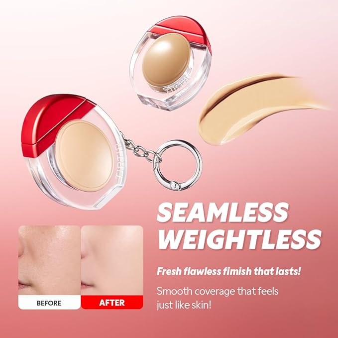 TIRTIR Mask Fit Red Foundation MiniㅣLong Lasting Flawless Coverage, Energy Essence, Lightweight, Hydrating, Pore-Blurring, Breathable Satin Finish, Makeup, Radiant Skin, #33N Macchiato, 0.34oz