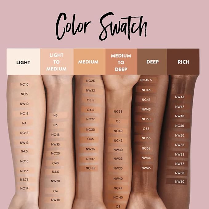 Best Bronze Bombshell Body Makeup - Tattoo Cover Up Makeup & Body Foundation Waterproof - Tattoo Concealer Waterproof for Scars, Varicose Veins Cover Up & Leg Foundation (NC37 Medium Beige Neutral)