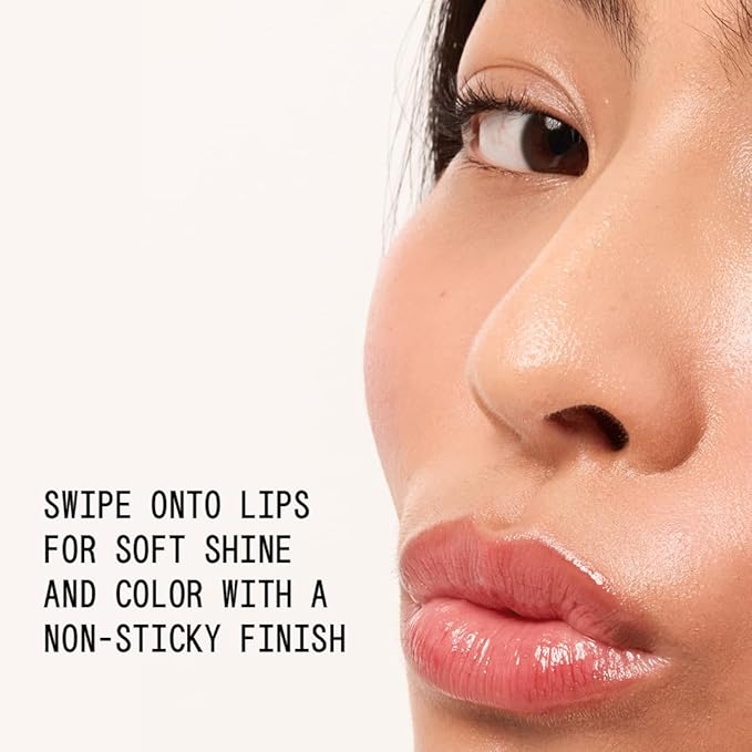 about-face Light Lock Lip Gloss Please Obey– Non-Sticky, High-Shine Lip Oil Gloss with Coconut Oil, Peppermint & Lavender – Vegan, Cruelty-Free, Clean Beauty – 0.21 oz (Iced Lavender)