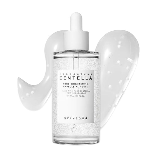 SKIN1004 Tone Glowing Capsule Ampoule 3.38fl.oz,100ml, Niacinamide & Tranexamic Acid Serum, Korean Face Ampoule with Madagascar Centella, Radiant and Healthy Looking Skin Tone, Korean Skin Care