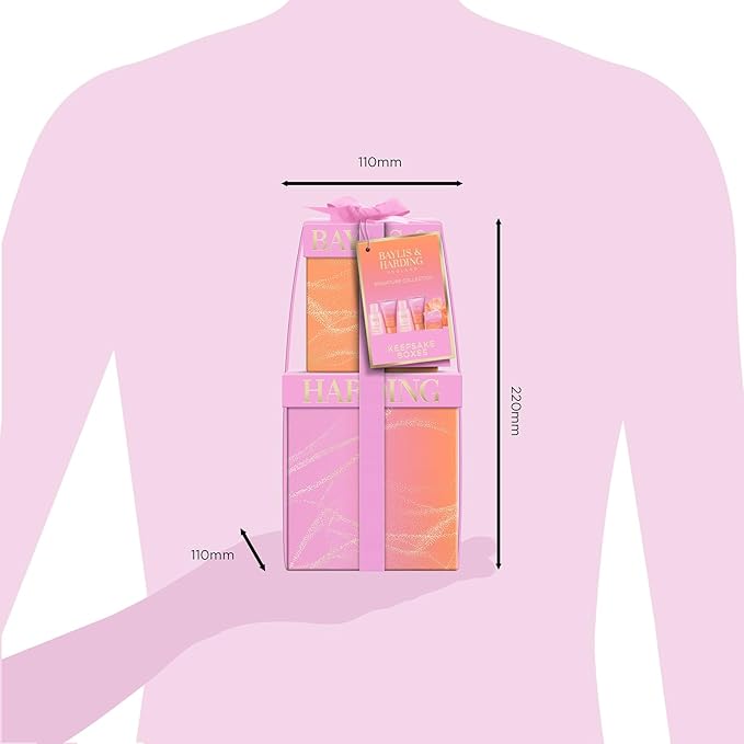 Baylis & Harding Gift Set for Women - Bath & Skincare Present - Jojoba, Vanilla & Almond Oil