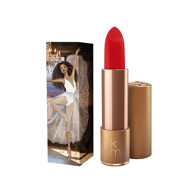 Karen Murrell - Natural Lip Stick - Lipstick 34 Passion - Red Lipstick - Matte Finish, 100% Natural Ingredients, Moisturizes & Hydrates Lips - Paraben & Cruelty Free