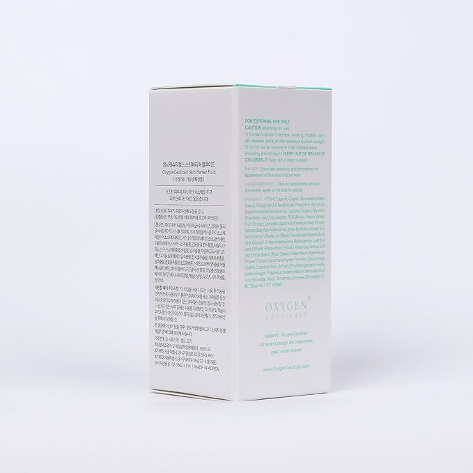 OxygenCeuticals Skin Barrier Fluid – Anti-Wrinkle Ampoule with Adenosine, Hydrolyzed Collagen, Improves Elasticity & Firmness, Hydrating Serum for Dry & Aging Skin, Oil-Free Ampoule. 1.69 fl.oz (50ml)