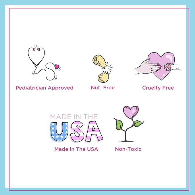 Petite 'n Pretty Featherlight Clear Mascara and Brow Gel - Makeup for Kids, Tweens and Teens - Dual Purpose Clear Finish for Brows and Lashes - Non-Toxic & Made in the USA