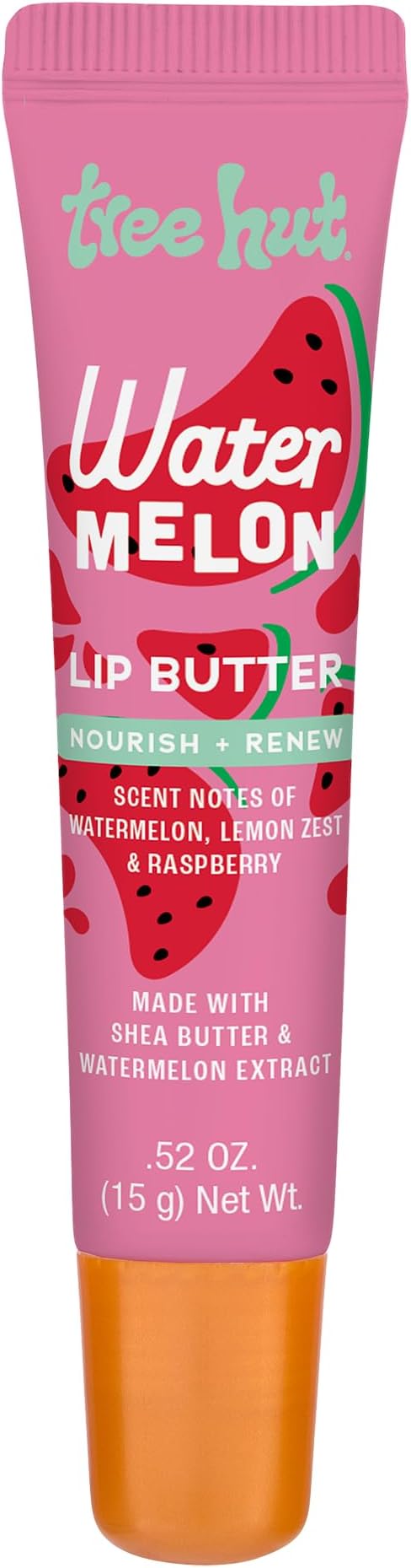 Tree Hut Sugarlips Lip Butter, Lock in Moisture & Nourish Skin for Full, Hydrated Lips, Essential Lip Care, 0.52 Fl oz.