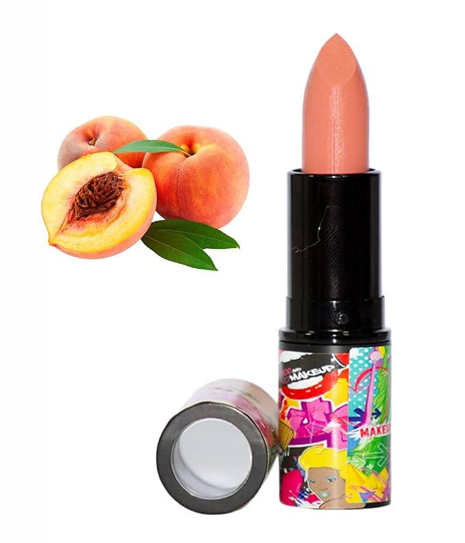 Powder Muave Peachy Pink Lipstick – Creamy Satin Finish, Full-Coverage Color, Long-Lasting & Hydrating, Cruelty-Free | 0.14 oz