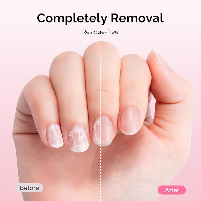 MelodySusie Acetone Nail Polish Remover, 240ML Professional Soak off Gel Nail Polish Remover with Aloe Scent, Quickly & Powerful Remover with Pump for Nail Polish Acrylic Dip Powder, 8 Fl Oz