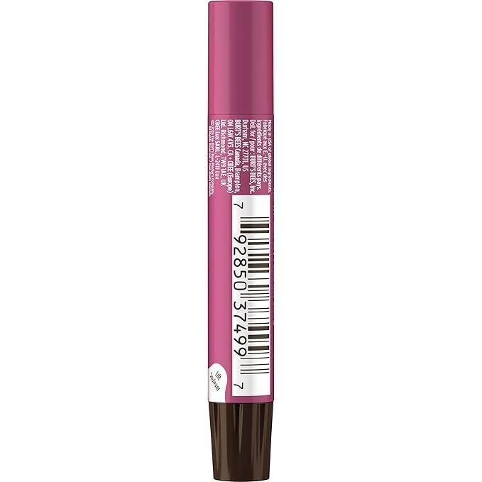 Burt’s Bees Lip Shimmer Watermelon; Warm, Luminescent Color; High Impact, Instant Moisture; with Shea and Cocoa Butters; 100% Natural Origin; 4 Tubes, 0.09 Oz. (Packaging May Vary)