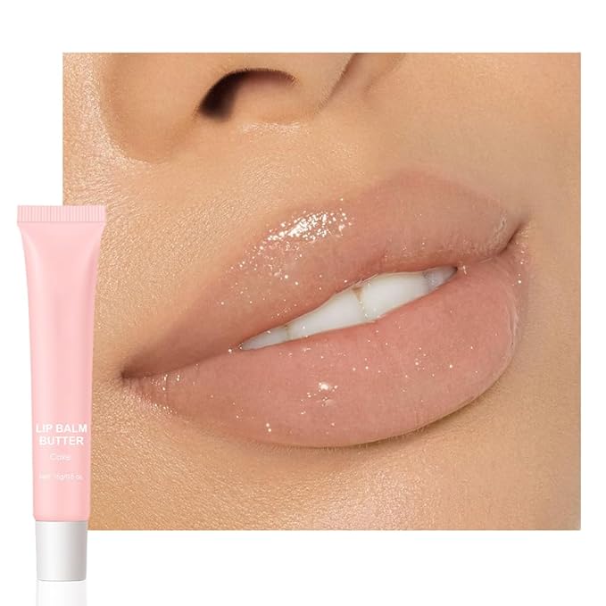 Summer Special Lip Butter Lip Balm, Ultra-Hydrating Natural Vegan Lip Balm, Sheer-Tinted Shine & Hydration, Soothes & Softens Dry Lips Skincare, Bálsamo labial hidratante #4 Cake