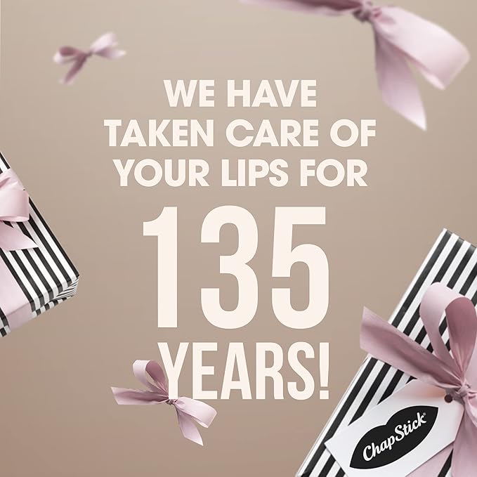 ChapStick Bulk Lip Balm, Classic Cherry 12-Count – Lip Moisturizer for Dry Lips, 0.15 Oz Ea