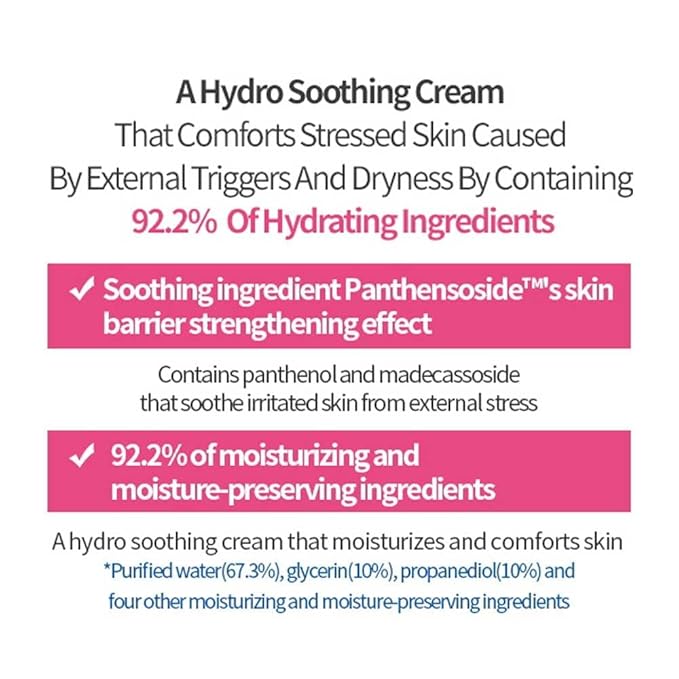 ETUDE SoonJung Hydro Barrier Cream Duo Set | 92.5% Moisturizing Ingredients, Gel Formula for Soothing, pH Balanced Moisturizer for Hydrating, Panthenol, Madecassoside, 8.78 Fl Oz (Jar Type)