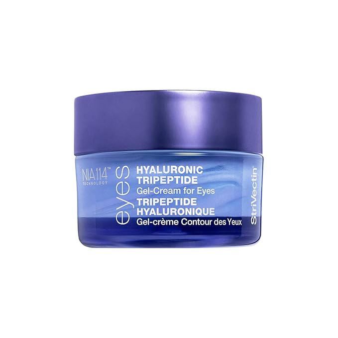 StriVectin Advanced Acids Hyaluronic Tripeptide Gel Cream for Eyes, Intense Hydration & Blue Light Neutralizer, 0.5 Fl Oz