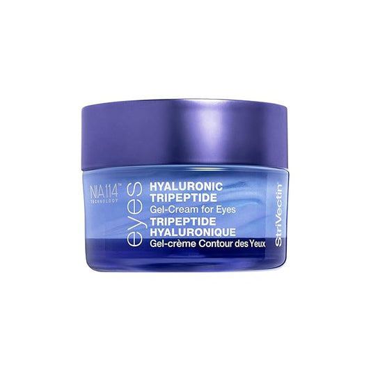 StriVectin Advanced Acids Hyaluronic Tripeptide Gel Cream for Eyes, Intense Hydration & Blue Light Neutralizer, 0.5 Fl Oz