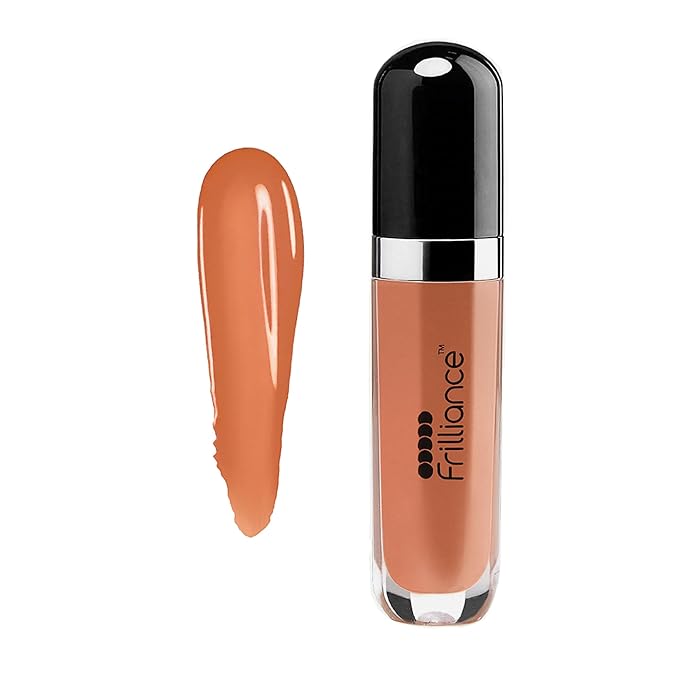 Frilliance Moisturizing Natural Lip Gloss, Neutral Bliss Color, Vegan Cruelty Free Hypoallergenic for Teens of All Skin Types, 8 ml / .28 fl oz