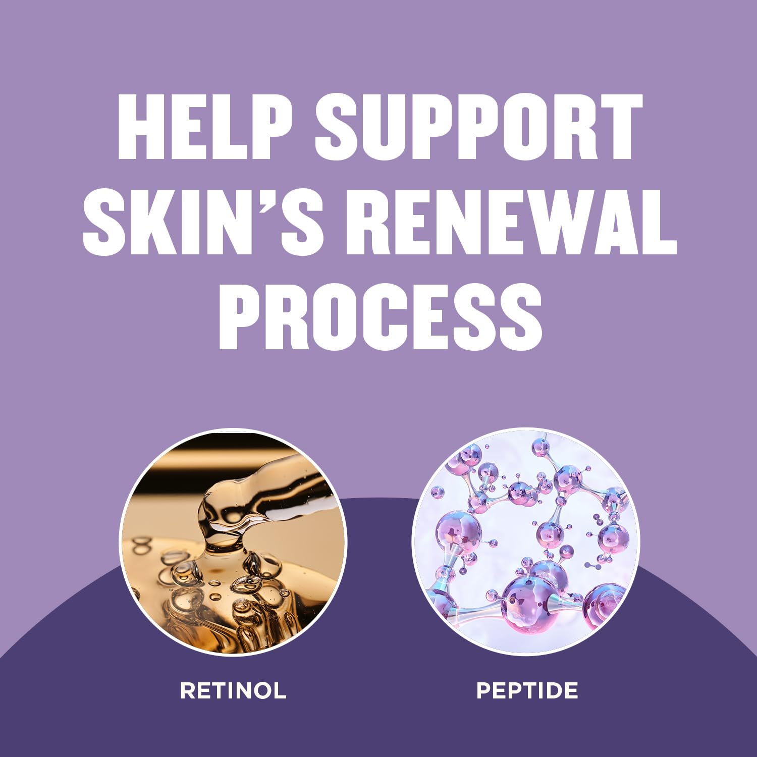 Age Renew Retinol Overnight Body & Face Lotion, Retinol Face and Body Lotion with Peptide Complex, 7 Oz