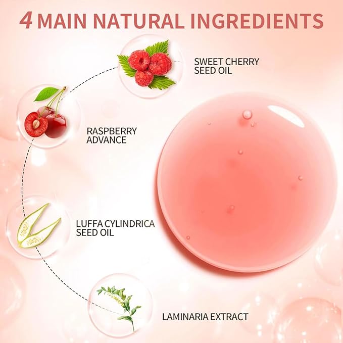 GECOMO Hydrating Lip Glow Oil, Moisturizing Lip Glow Oil, Nourishing Glossy Transparent Lip Oil, Plumping Lip Oil, Lip Balm, Non-sticky Tinted Toot Lip Balm for Lip Care (ROSEWOOD) 0.2 OZ