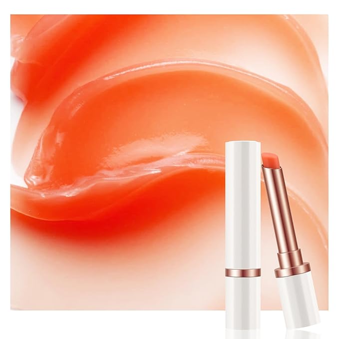 Boobeen Lip Balm Stick, Lip Balm Cream for Dry Cracked Lips, Temperature Color Change Lip Gloss, Long Lasting Lip Moisturizer for Women, Buildable Lip Color