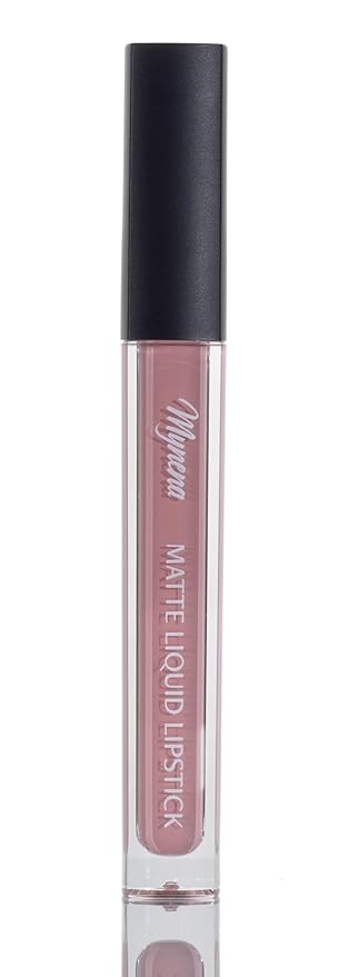 Mynena Soft Pink Nude Matte Liquid Lipstick | Long-Lasting Comfort | Smudge-Proof Transfer-Resistant Vegan & Cruelty-Free | Full Coverage Non-Drying True Pigment | All-Day Wear Lip Color | Grace