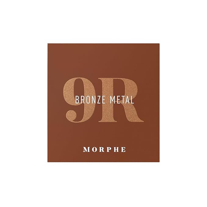 Morphe 9R Bronze Metal Artistry Palette - Brown & Bronze-Toned Makeup Palette with Matte and Shimmer Finishes - Highly Pigmented Eye Makeup with a Blendable & Buildable Formula (0.35 oz)