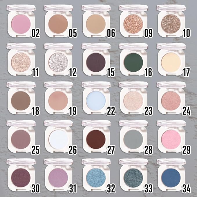 Dark Teal Glitter Eyeshadow Palette for Women, Single Monochrome Eye Shadow Makeup, Shiny Pressed Powder, Blendable Natural sombras para ojos, Holographic,Vegan,Travel -33