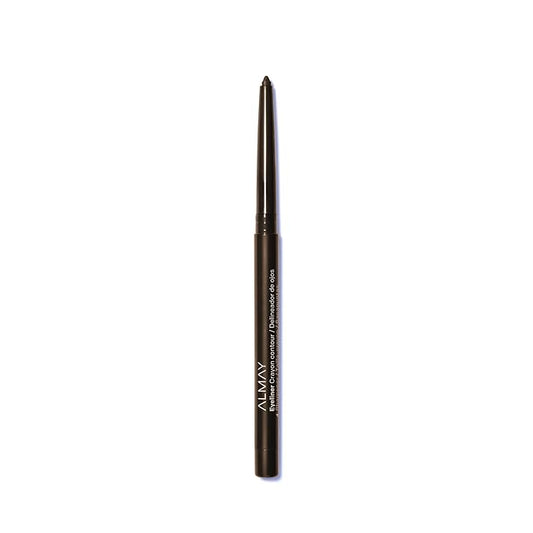 Almay All-Day Eyeliner Pencil, Hypoallergenic, Cruelty-Free, Smudge-Proof, Ophthalmologist Tested, Stocking Stuffer for Women, Brown Topaz, 0.01 oz