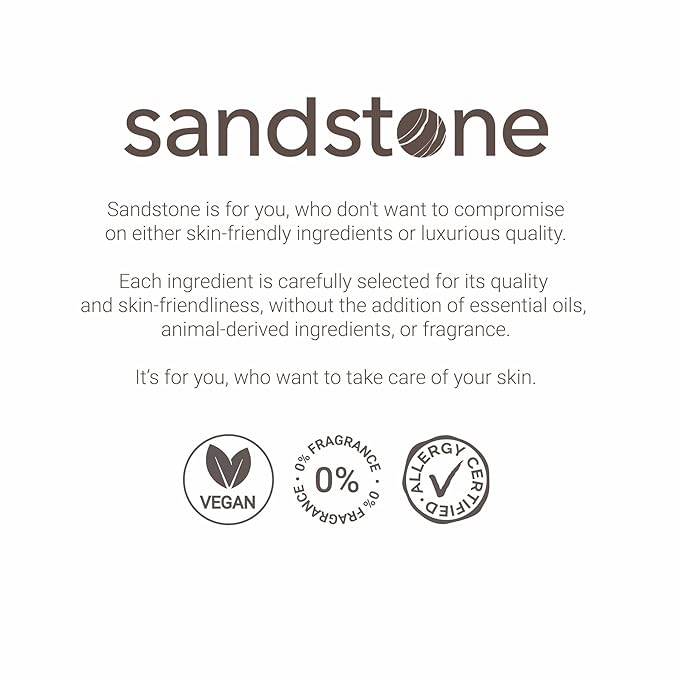 Sandstone Scandinavia Hypoallergenic Mascara Sensitive Eyes - Smudge-Proof, Sweatproof and Lengthening with amazing separation of the lashes - Vegan and Non Toxic (Black, 9 ml)