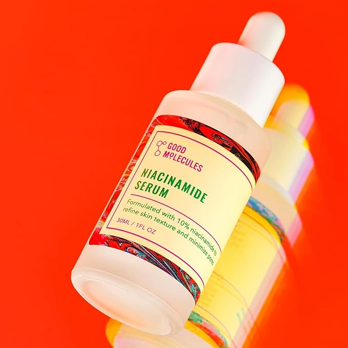 Good Molecules Niacinamide Serum Pack 2 – 30 ml Each (Total 60 ml) | 10% Niacinamide Serum to Target Acne, Uneven Skin Tone & Enlarged Pores