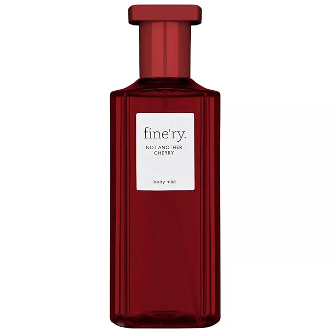 Fine'ry Not Another Cherry Hair + Body Fragrance Fine Mist Spray | Rich, Fruity Gourmand Scent with Black Cherry, Rose & Almond, Vegan & Cruelty-Free, Long-Lasting | Gift for Her (5 Fl Oz)