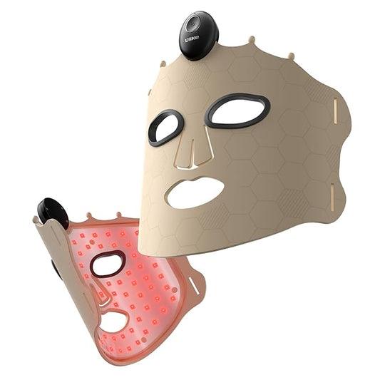 Ulike ReGlow Lite LED Mask With 3 Modes for Anti-Acne & Anti-Aging, Powerful LED Beads With Red, Blue and Mixed Light, 3D Facial Comfort Fit, Red Light Therapy Skin Care At Home