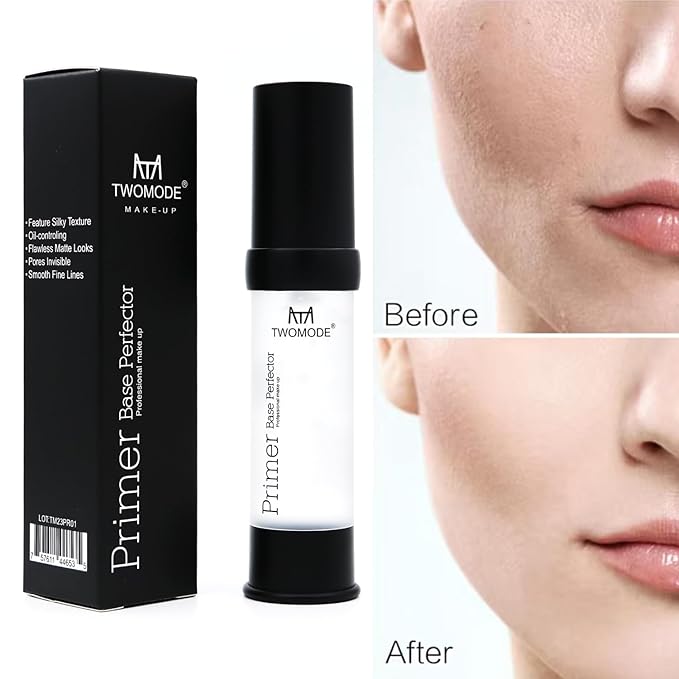 Oil Control Pore Minimizing Face Primer, 20ml Matte Finish Makeup Base with Dimethicone for Smooth Skin, Vegan & Cruelty Free