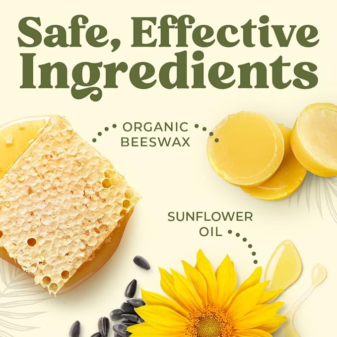 Earth's Daughter USDA Organic Lip Balm 4-Pack Stocking Stuffers - Cherry Flavor - Beeswax, Coconut Oil, Vitamin E - Best Lip Repair Chapstick for Dry Cracked Lips.