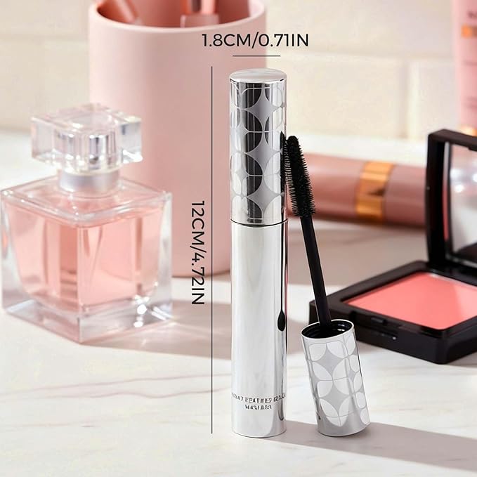 Mascara for Older Women 60 Plus, 2026 New Mascara Volume and Length for Mature Women with Thinning Lashes, Non Clumping Waterproof Long Wear (2PC Mix)