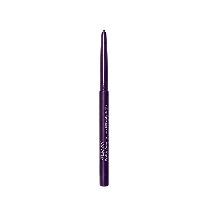 Almay All-Day Eyeliner Pencil, Hypoallergenic, Cruelty-Free, Smudge-Proof, Ophthalmologist Tested, Stocking Stuffer for Women, Black Amethyst, 0.01 oz
